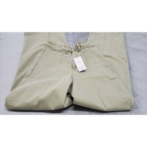 MNG Mango Women's Size 4 Beige Wide Leg High Waist Full Length Jeans NWT